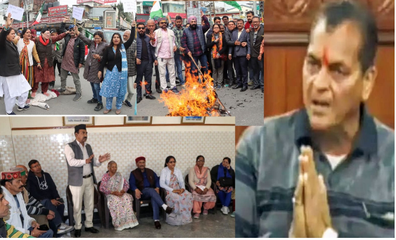 विधानसभा में शुक्रवार को दिए विवादित बयान पर विपक्ष द्वारा प्रदेश भर में हुए विरोध प्रदर्शन के बाद बैकफुट पर आए मंत्री अग्रवाल,मांगी माफी