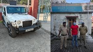 देहरादून में वाहन चेकिंग के दौरान थार ने पुलिसकर्मियों को मारी टक्कर, तीन घायल